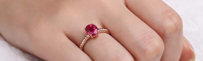 Ruby Engagement Rings